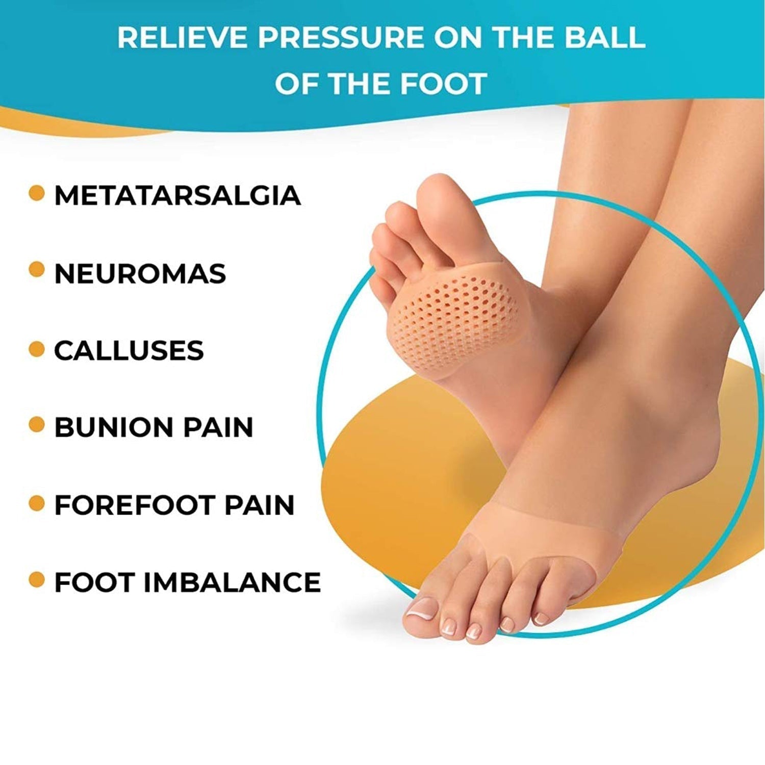 Silicone Tiptoe Protector – Cover for Men & Women