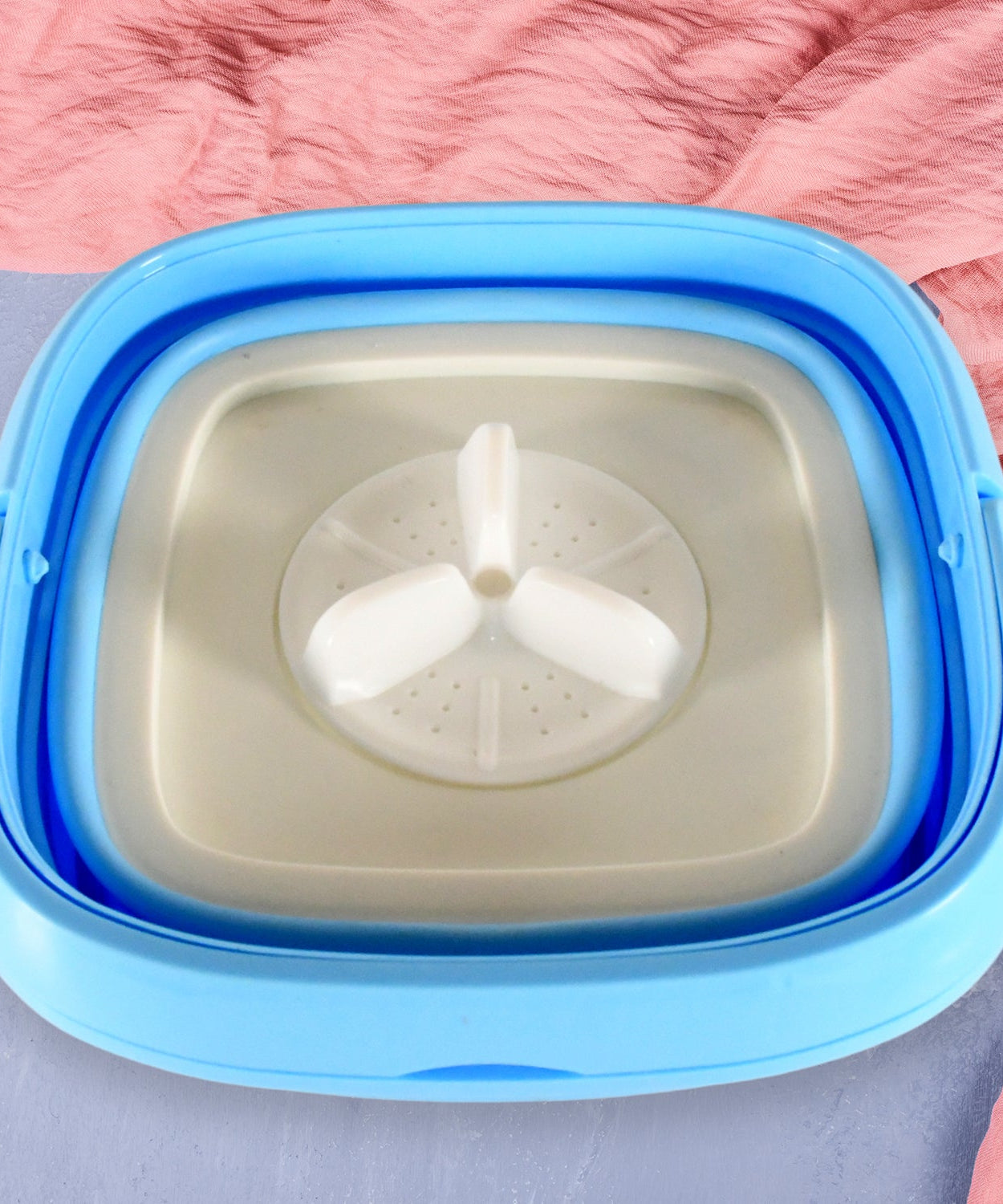 Portable Washing Machine, Mini Folding Washer and Dryer Combo, for Underwear, Socks, Baby Clothes, Travel, Camping, RV, Dorm, Apartment 