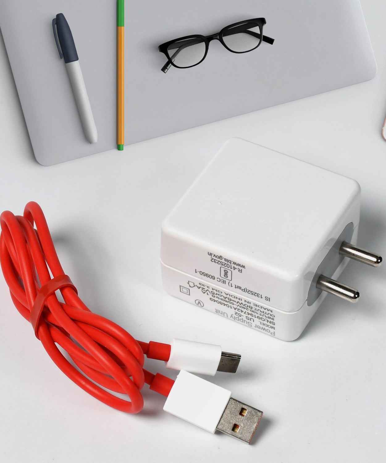 Super fast charger with cable for phones and tablets