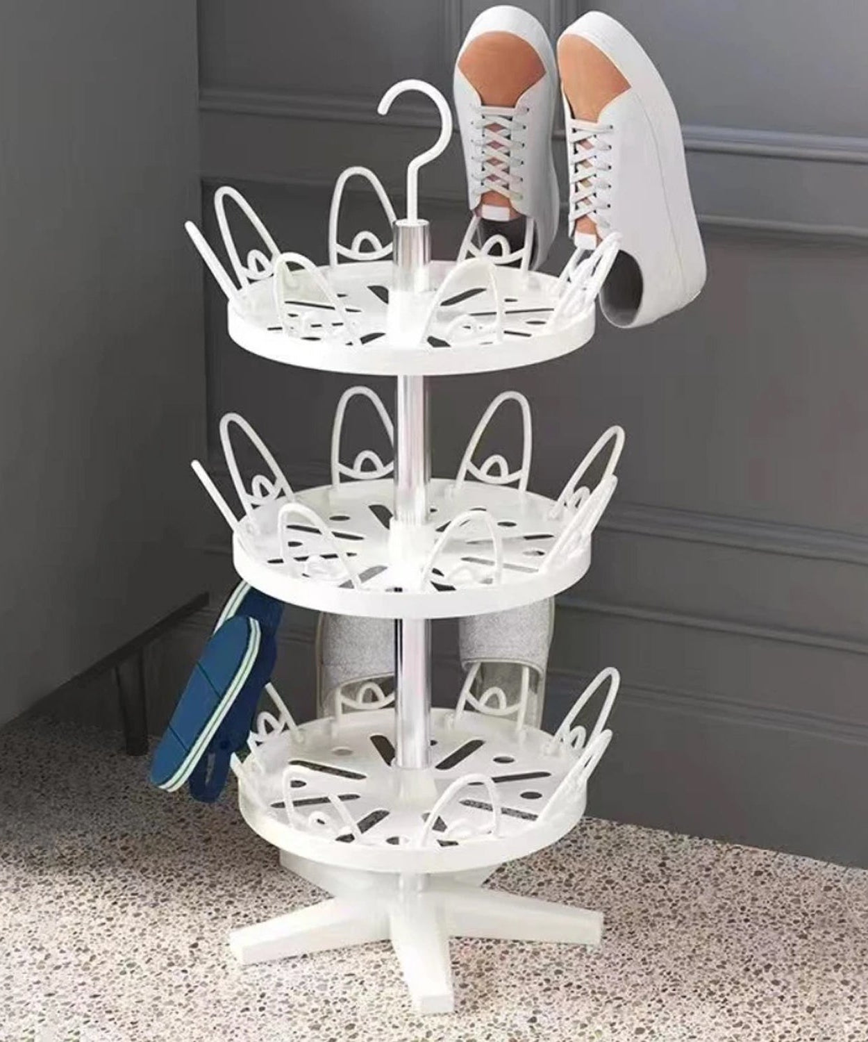 Rotating Shoe Organizer