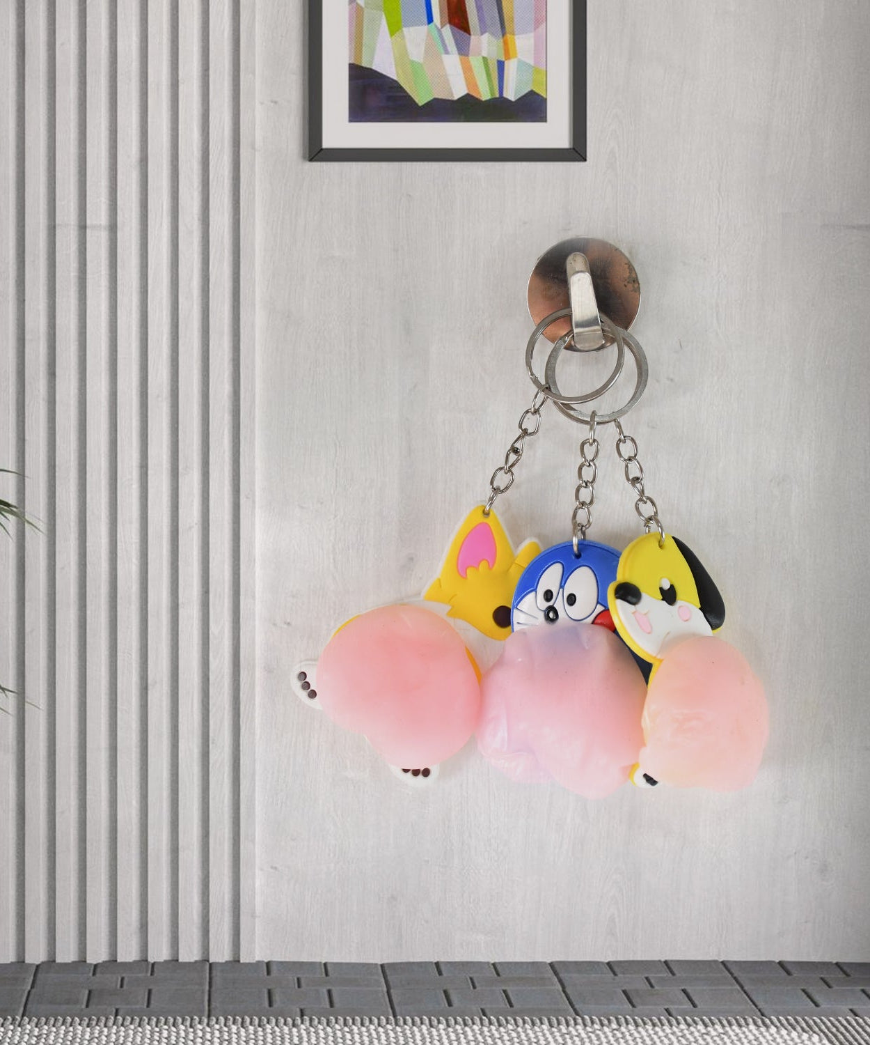 Puff Pals Animal Key Ring