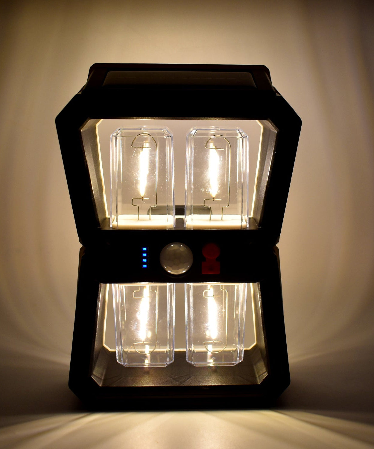 Solar Wall Lantern Light with 3 Modes & Motion Sensor (1 Pc)