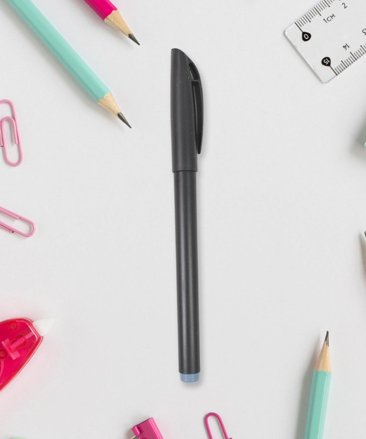 Writing Black Gel Pen for School Stationery Gift for Kids (8 Pcs set)