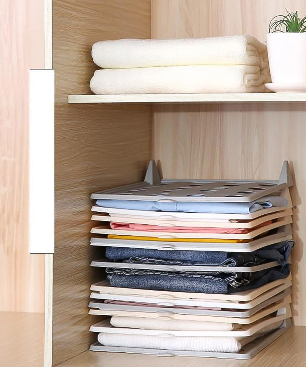 Stackable T-Shirt Folding Board System