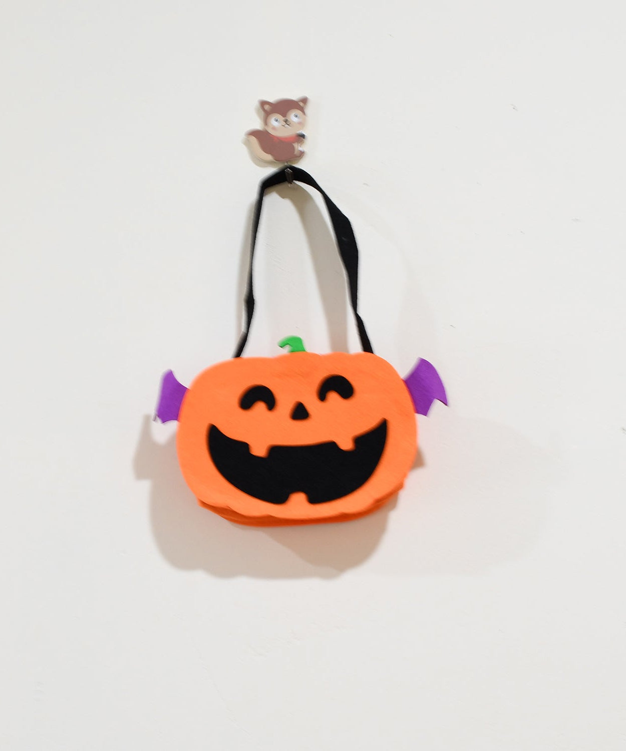 Halloween pumpkin candy bag, non-woven, reusable tote for trick or treat