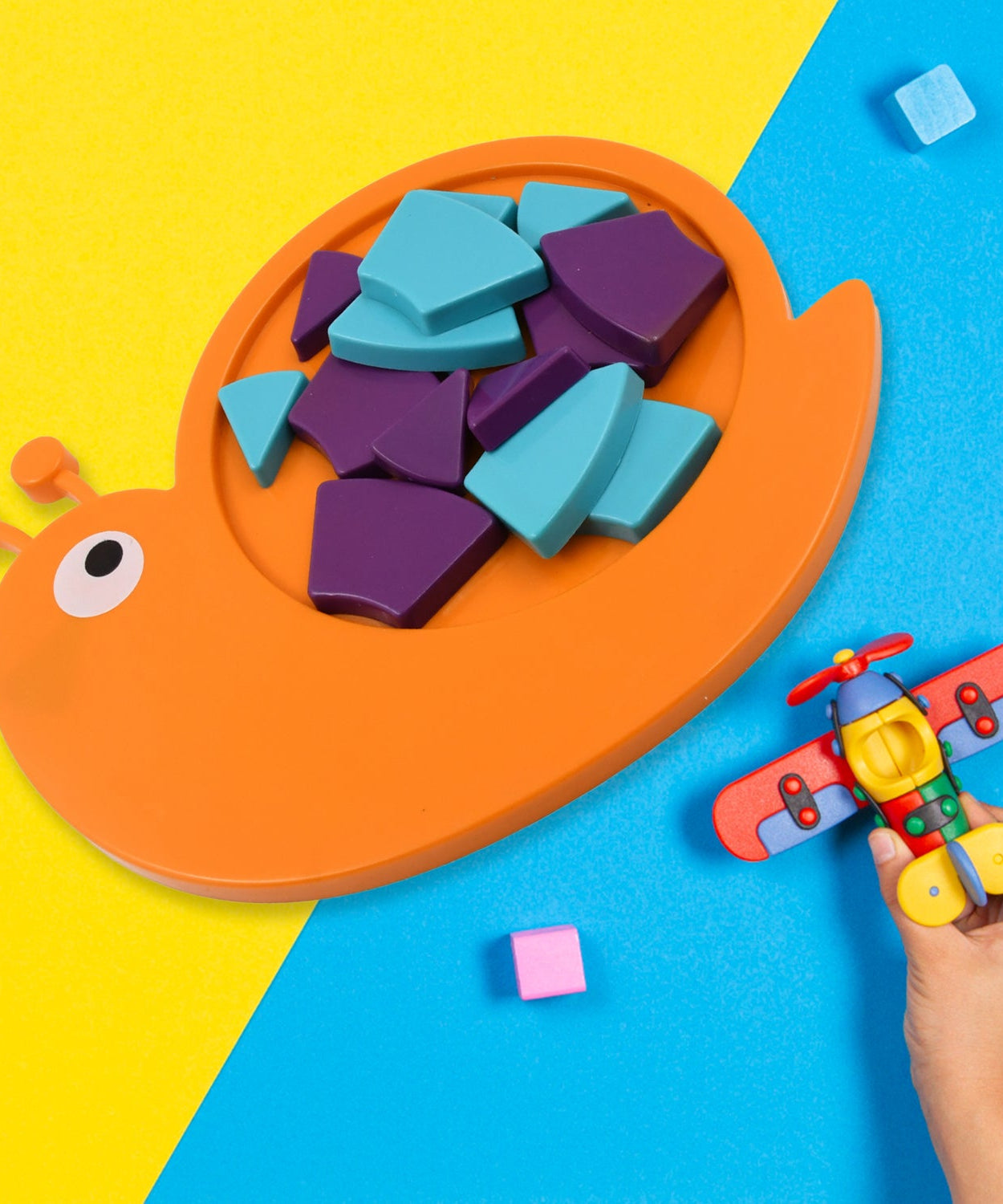 Mini Snail Puzzle – STEM Educational Toy, Puzzle Games for Ages 3-6 (Mix Color)