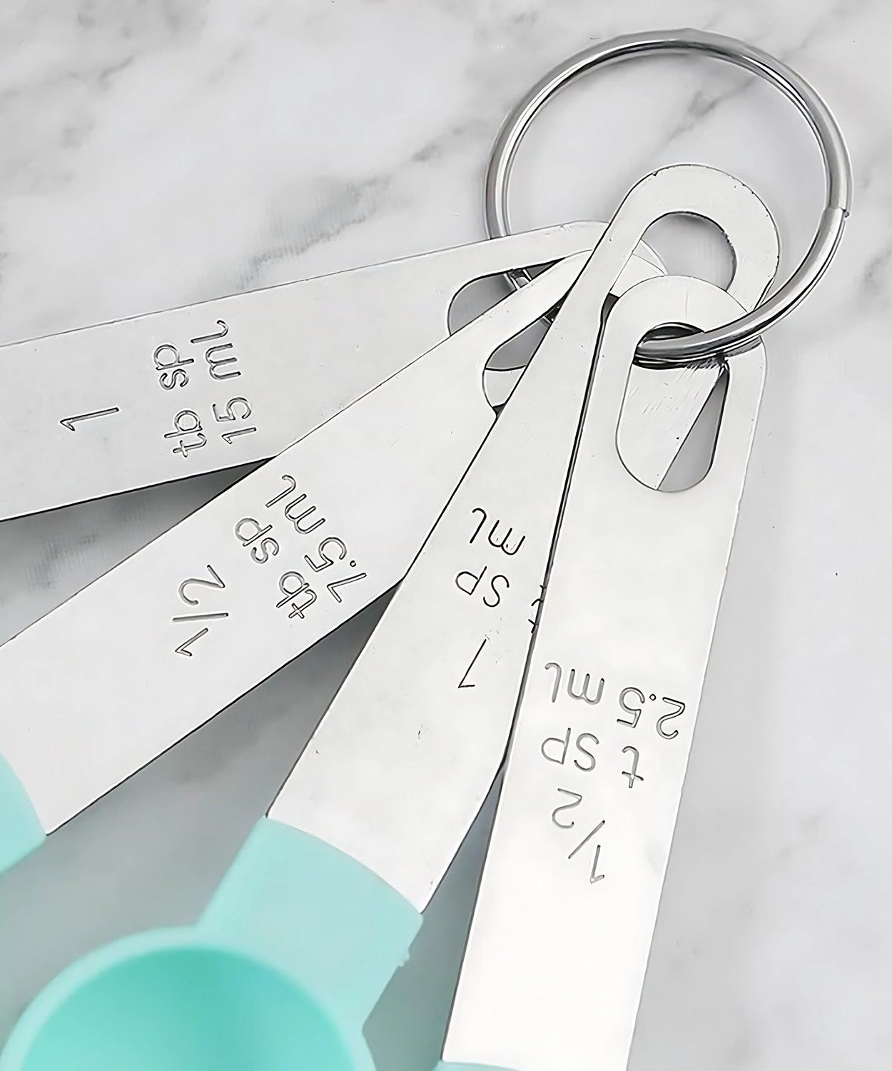 Premium Measuring Spoon Set with Stainless Steel Handles 4-Piece