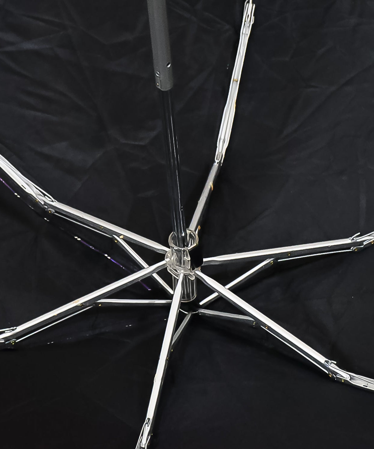 3-Fold & 5 Floor Sun Protective Solid Foldable Umbrella (1 Pc)