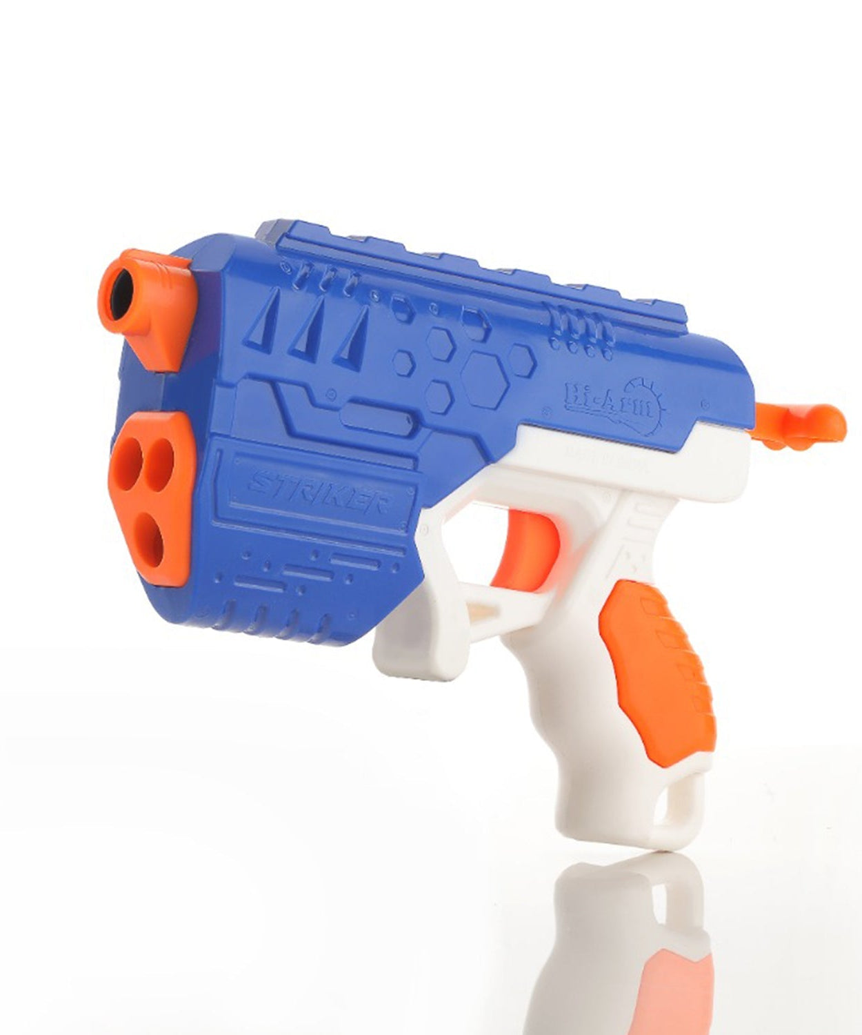 Foam suction bullet gun with target.