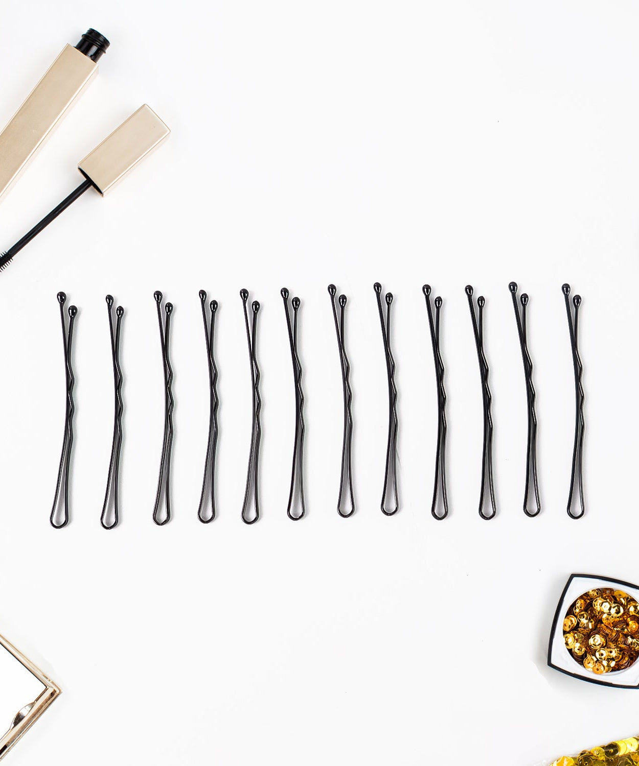 Premium Hair Bobby Pins Set 12pc