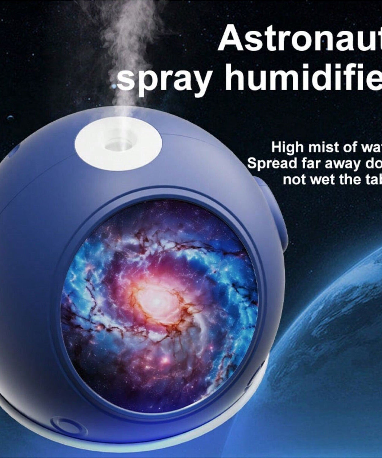 Astronaut Humidifier, Ball Shape Humidifier (1 Pc / 110 ML)