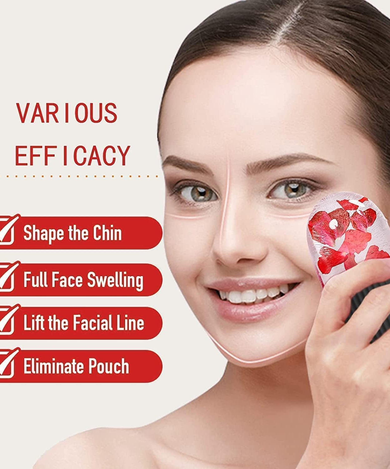 Black ice roller for reducing puffiness