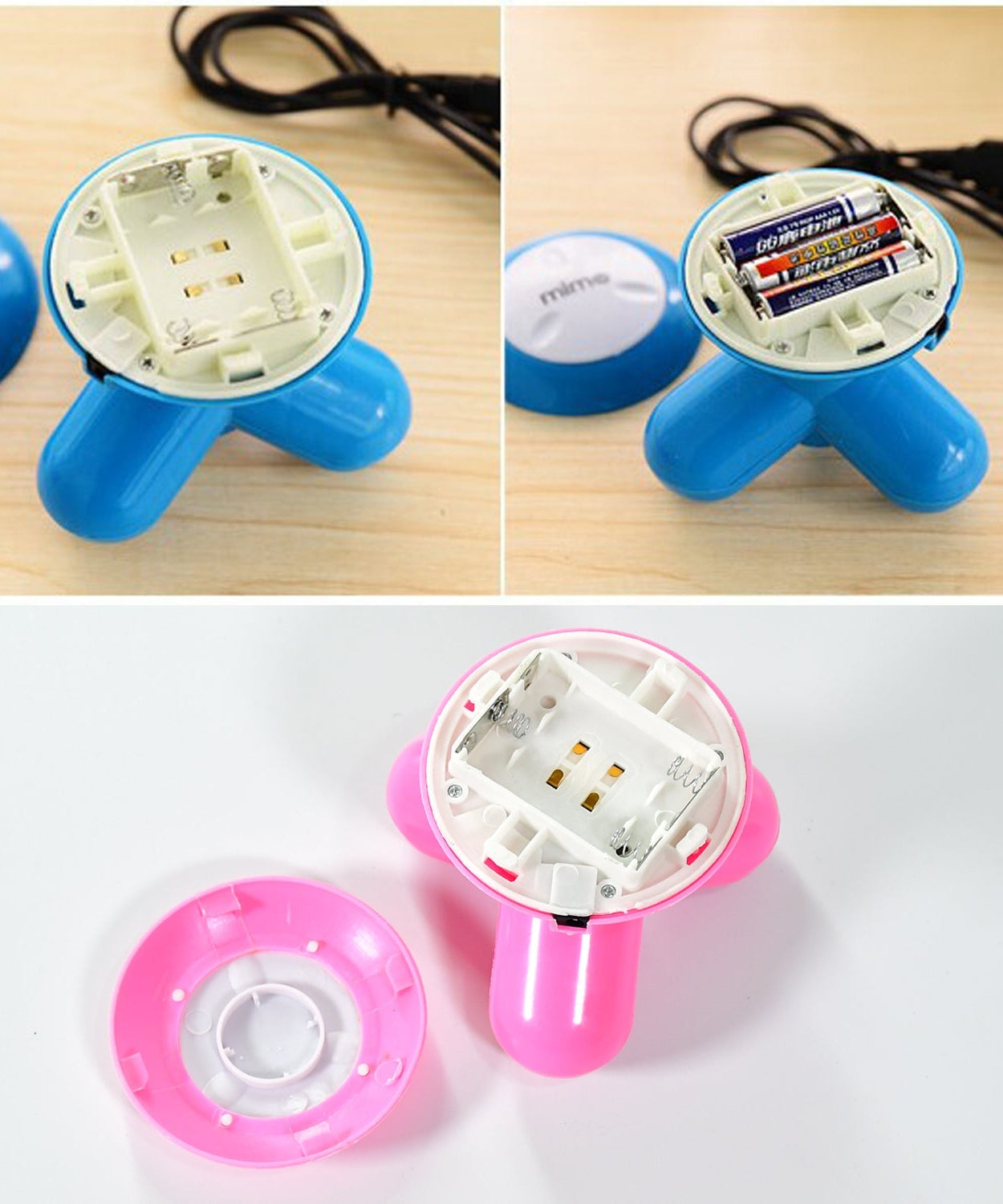 Electric massager for relieving muscle tension and pain.