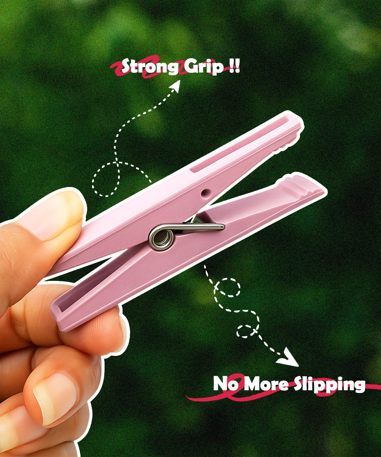Durable Cloth Pegs Set