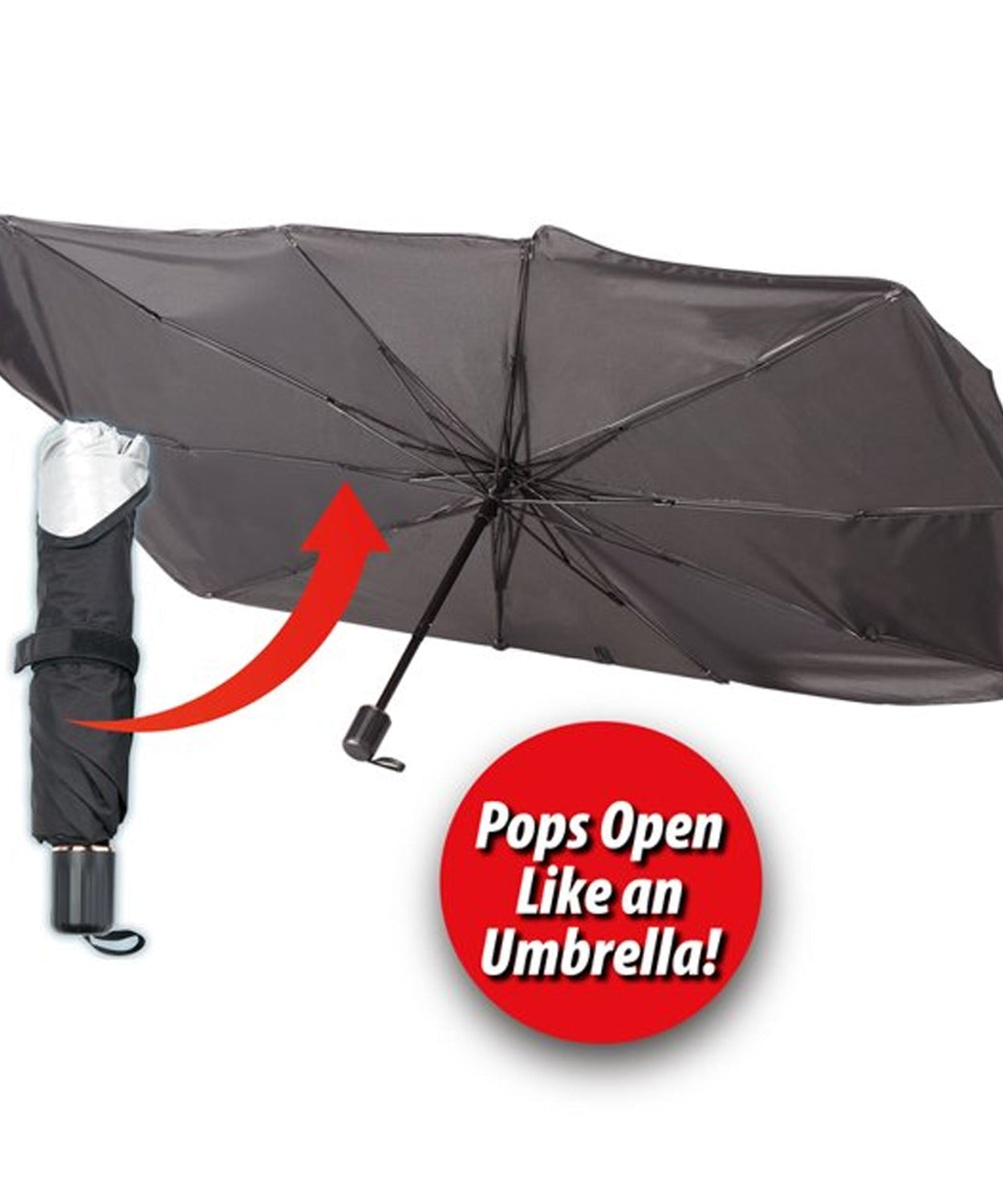 Windshield cover for sun protection and cooling