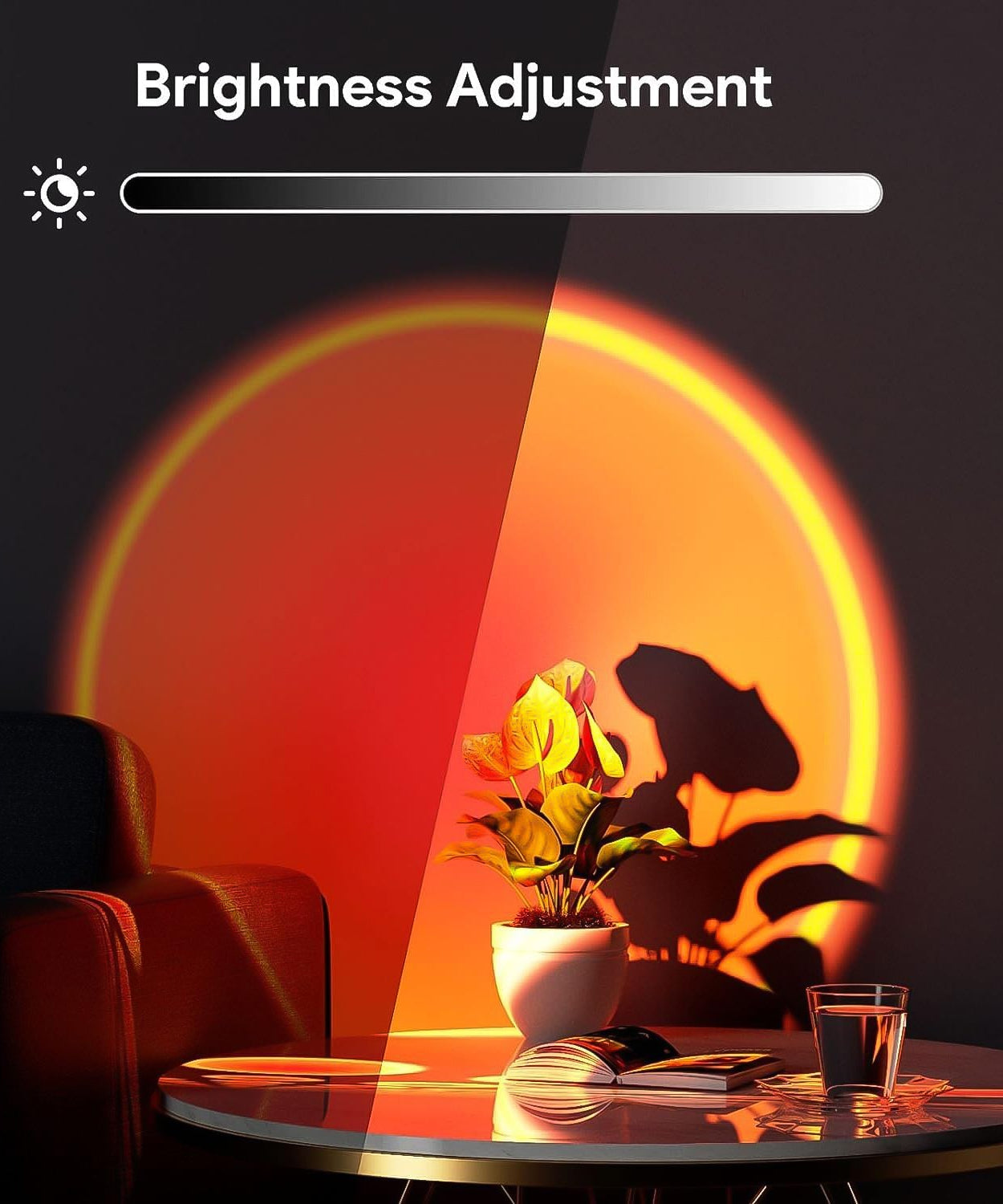 Multi Colors Sunset Lamp, Sunset Projection Lamp LED Night Lights