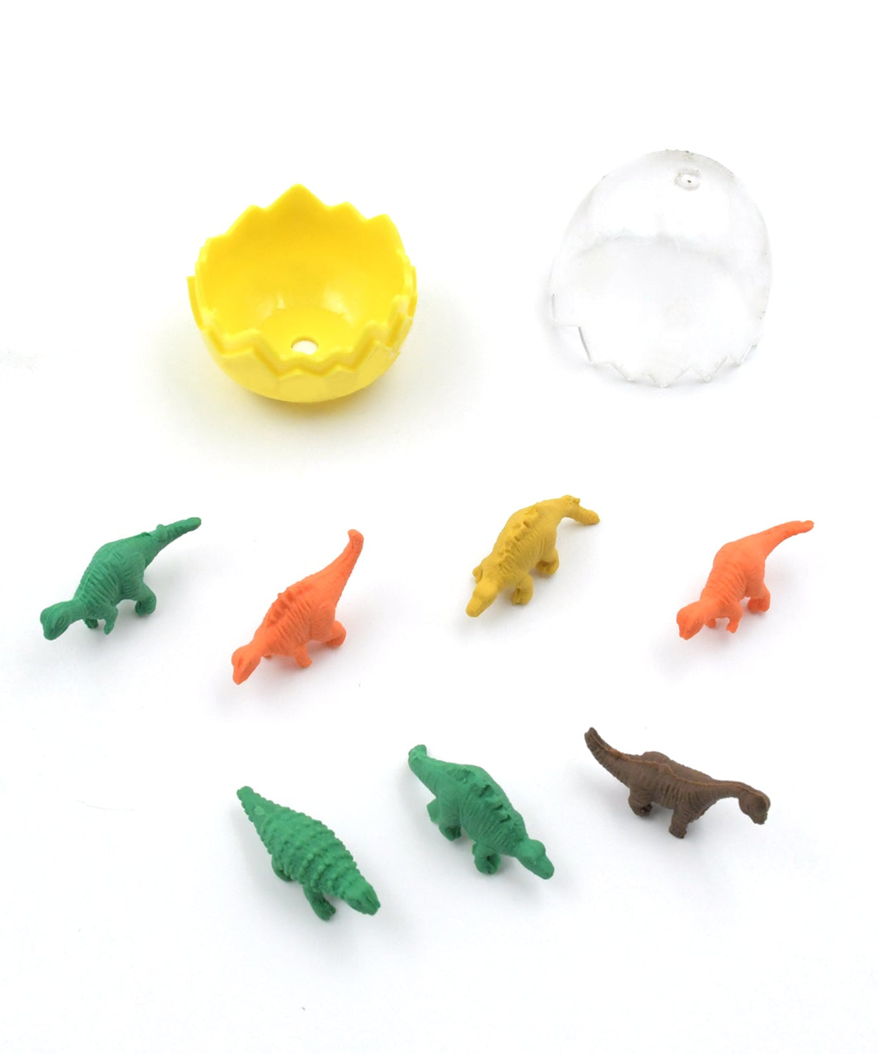 7 Piece Dinosaur Shaped Erasers for Kids - Animal Erasers, 3D Puzzle