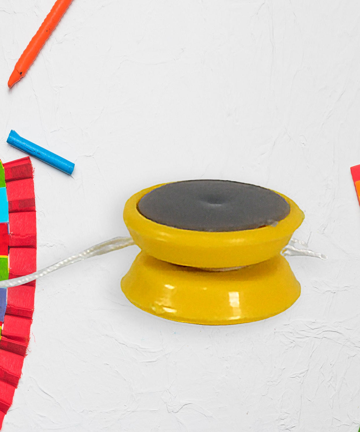 Toy assortment in a container