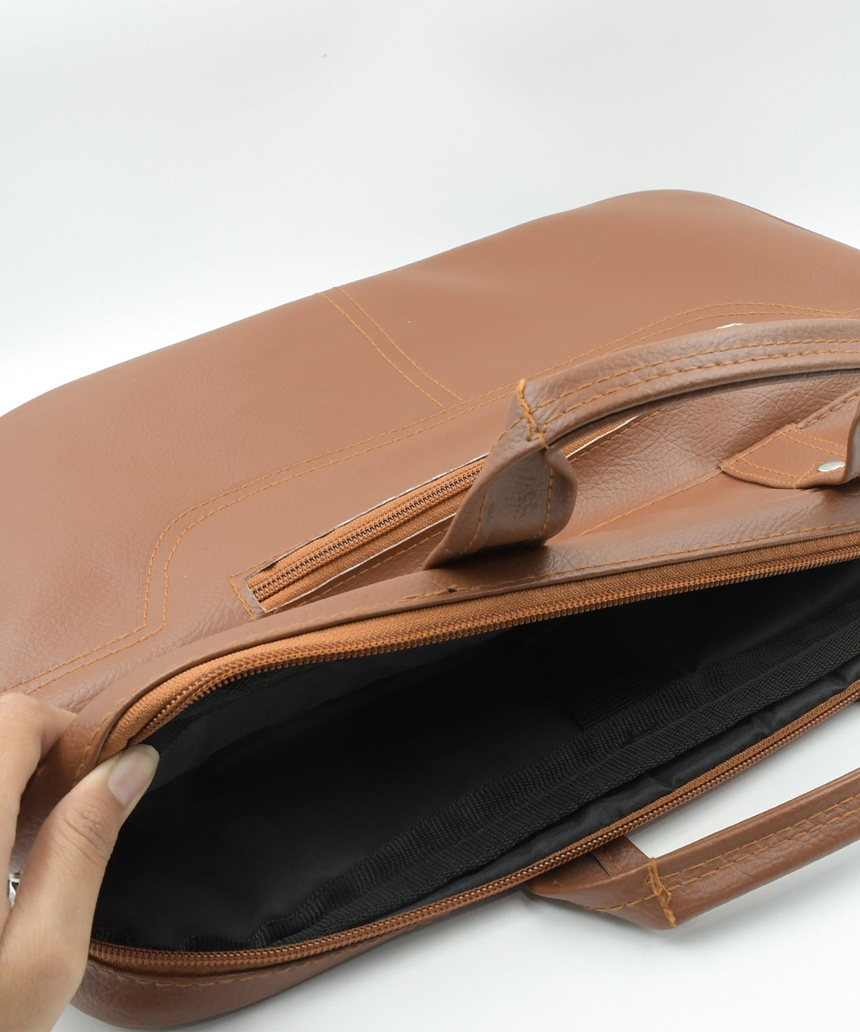 Multipurpose Bag, Shoulder Side Bag Office Laptop Faux Leather Executive Formal Laptop & MacBook Messenger / Office / Travel / Business / Shoulder / Hand / Sling Bag for Men Women with Multiple compartments