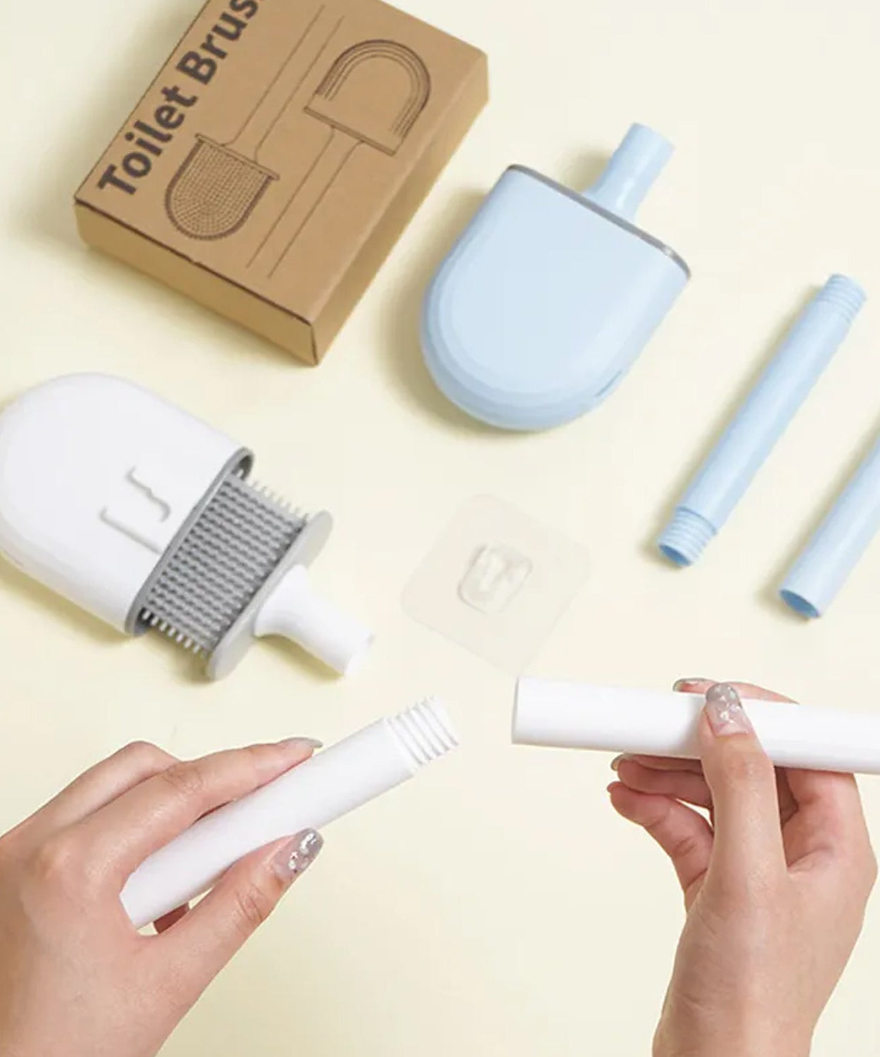 High-quality silicone toilet brush