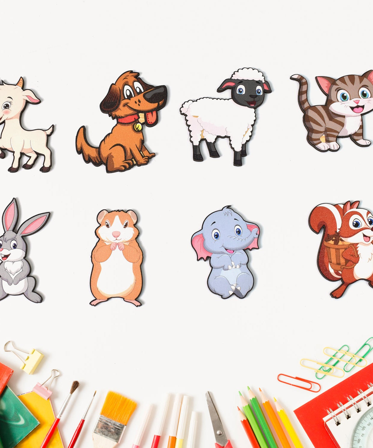 Cossy Wooden Animal Peg Puzzle Board