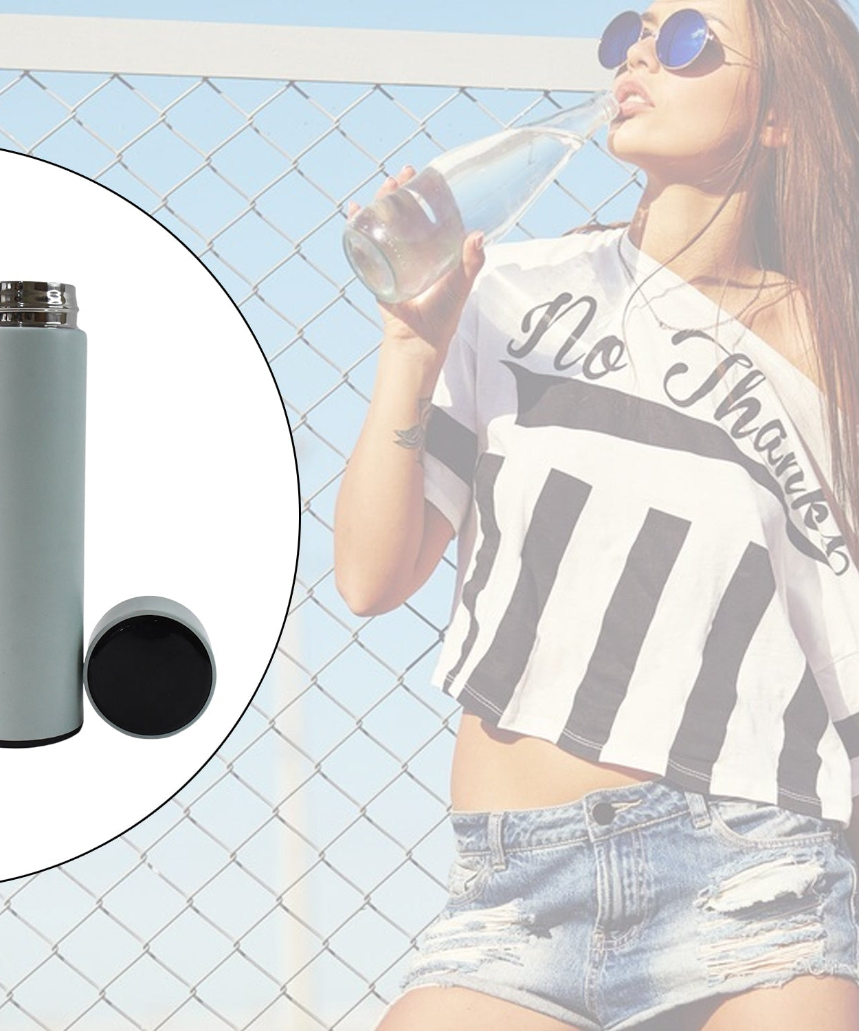 Stainless Steel Water Bottle (500 ML Approx)