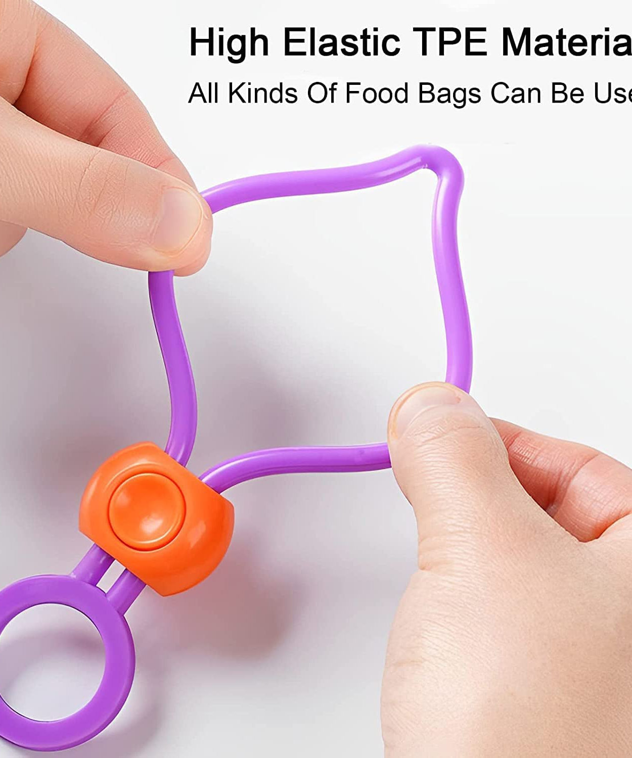 Food Bag Sealing Clips - Multi-Purpose Reusable Organizers for Kitchen & Home (1pc)