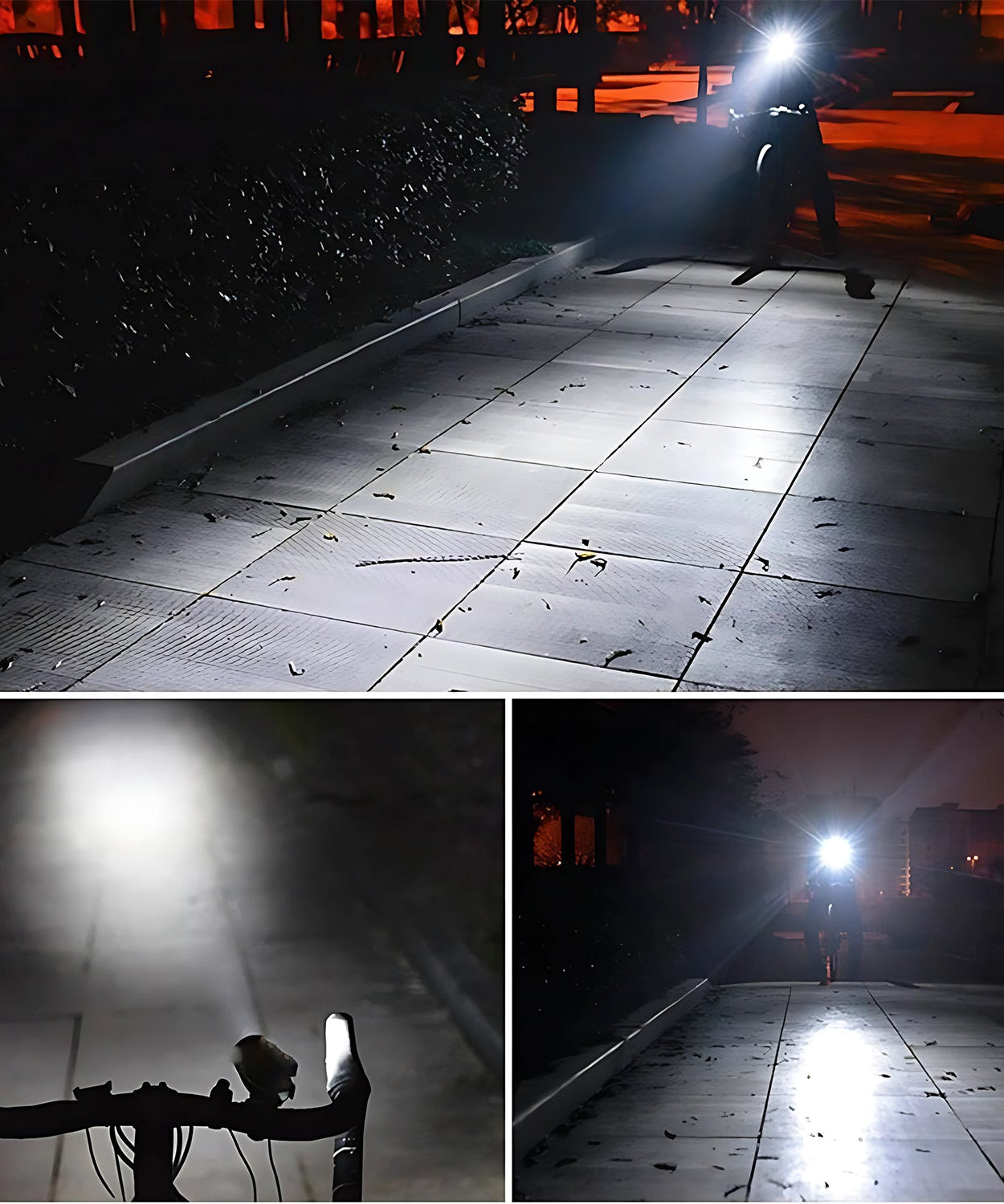 Bicycle LED Light Work On Battery (Speaker Not Included)