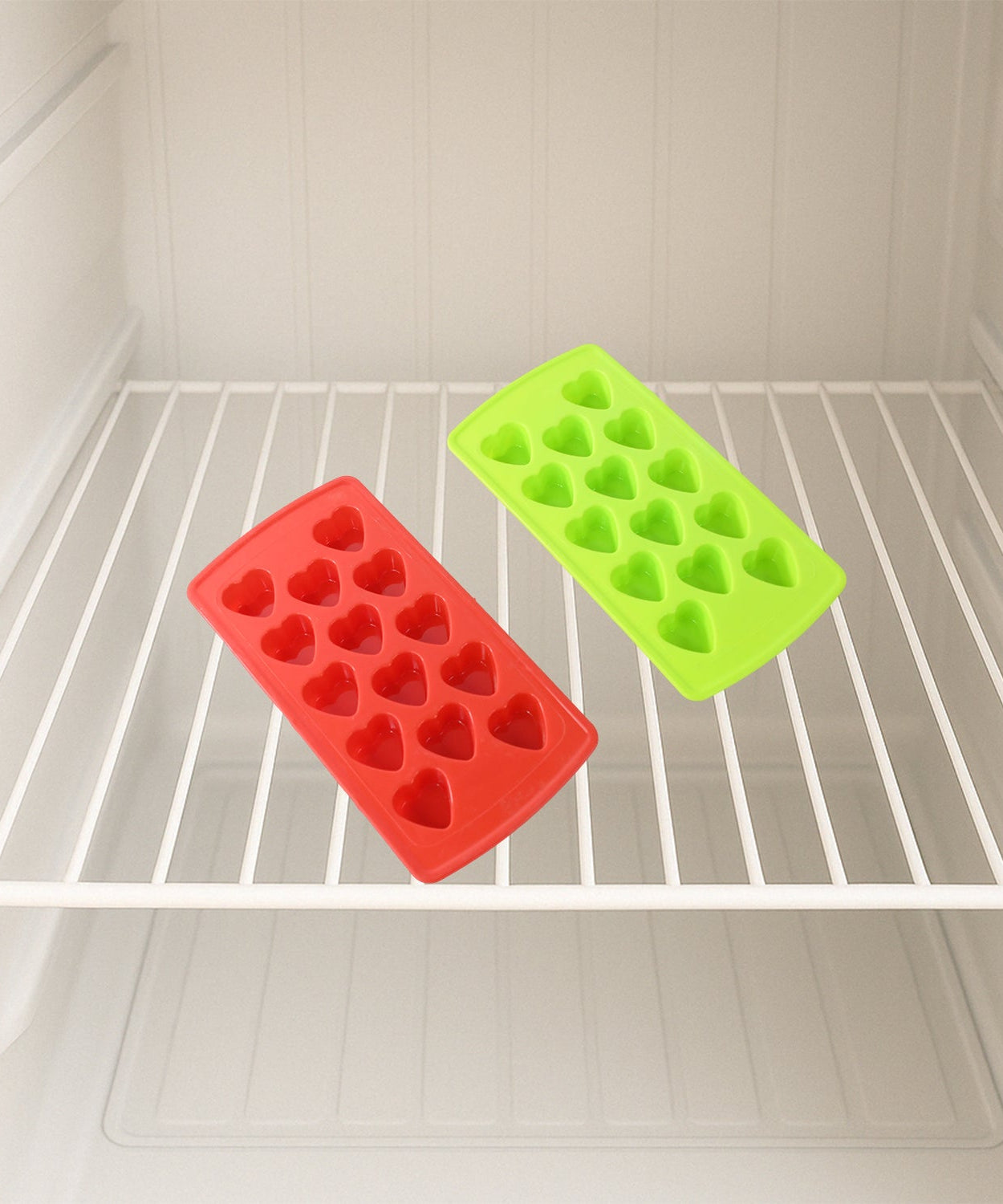 Plastic Ice Cube Tray Set (4 Pc)