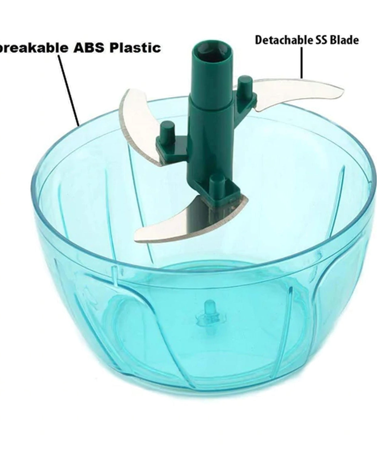 Handy Mini Plastic Vegetable Chopper Cutter, Onion Chopper Vegetables for Kitchen Accessories with 3 Blades