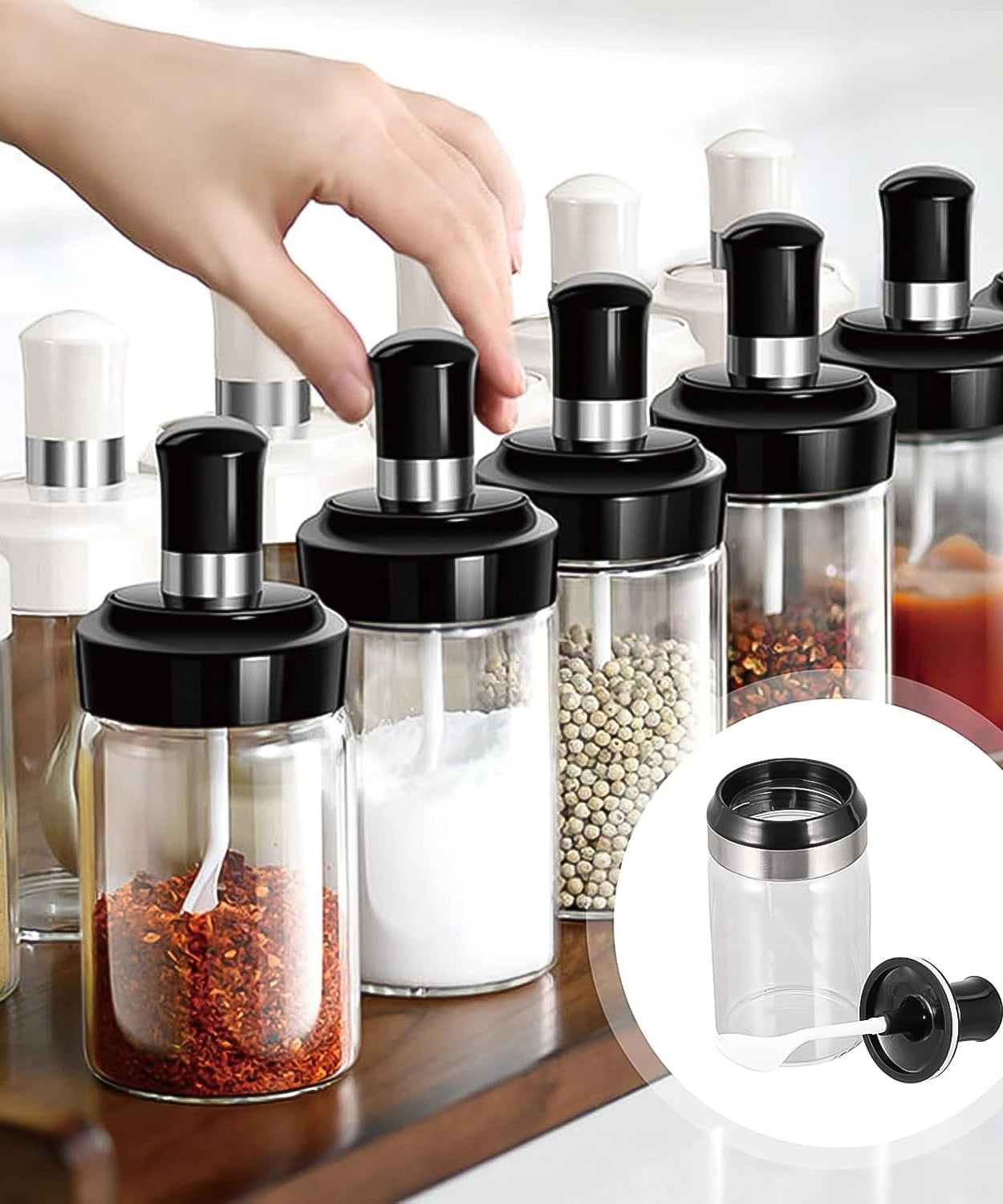 Glass Food Storage Jar
