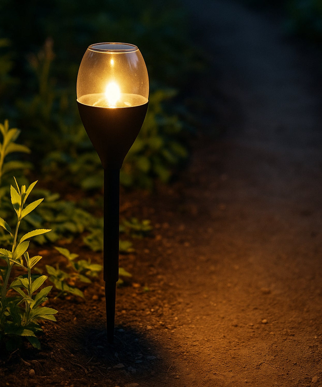 Solar-Powered Outdoor Pathway Garden Light (1 Pc)