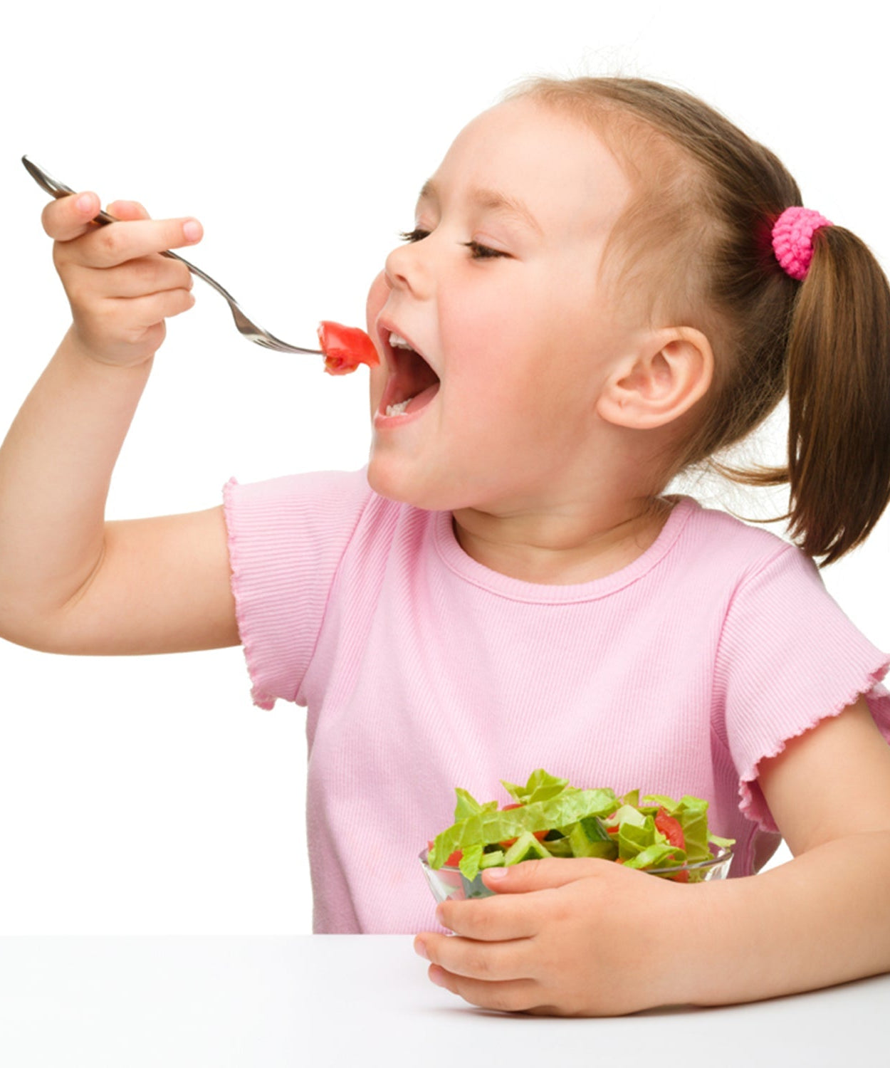 Set of eight small forks designed for home dining