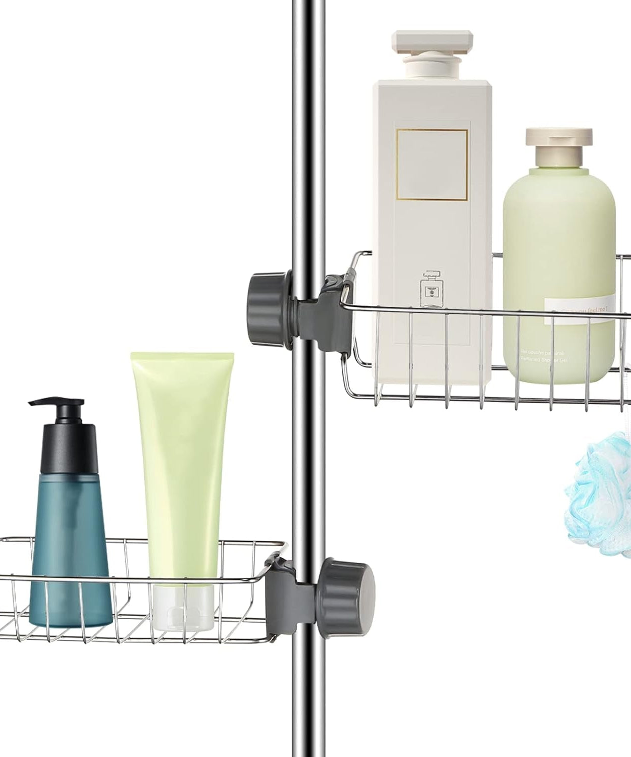 Soap, Sponge Holder, Stainless Steel Sink, Caddy Organizer (1 Pc)