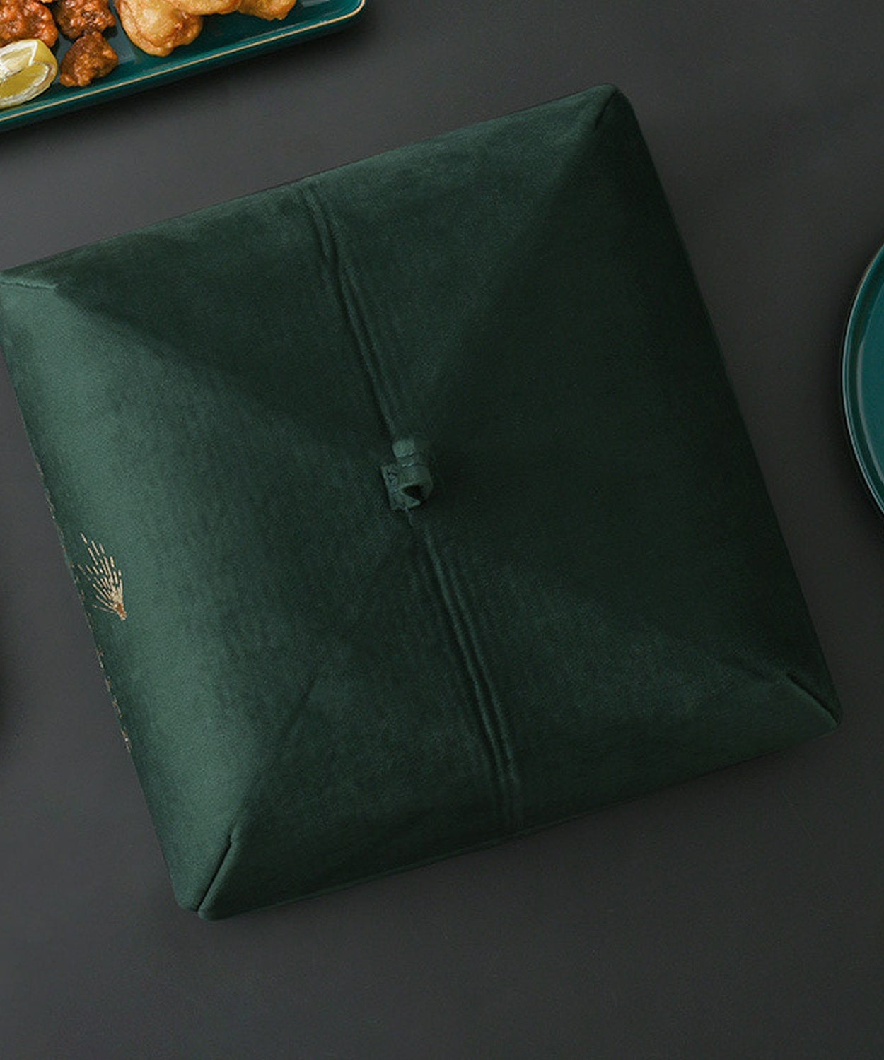 Plain velvet material for high-quality dressmaking