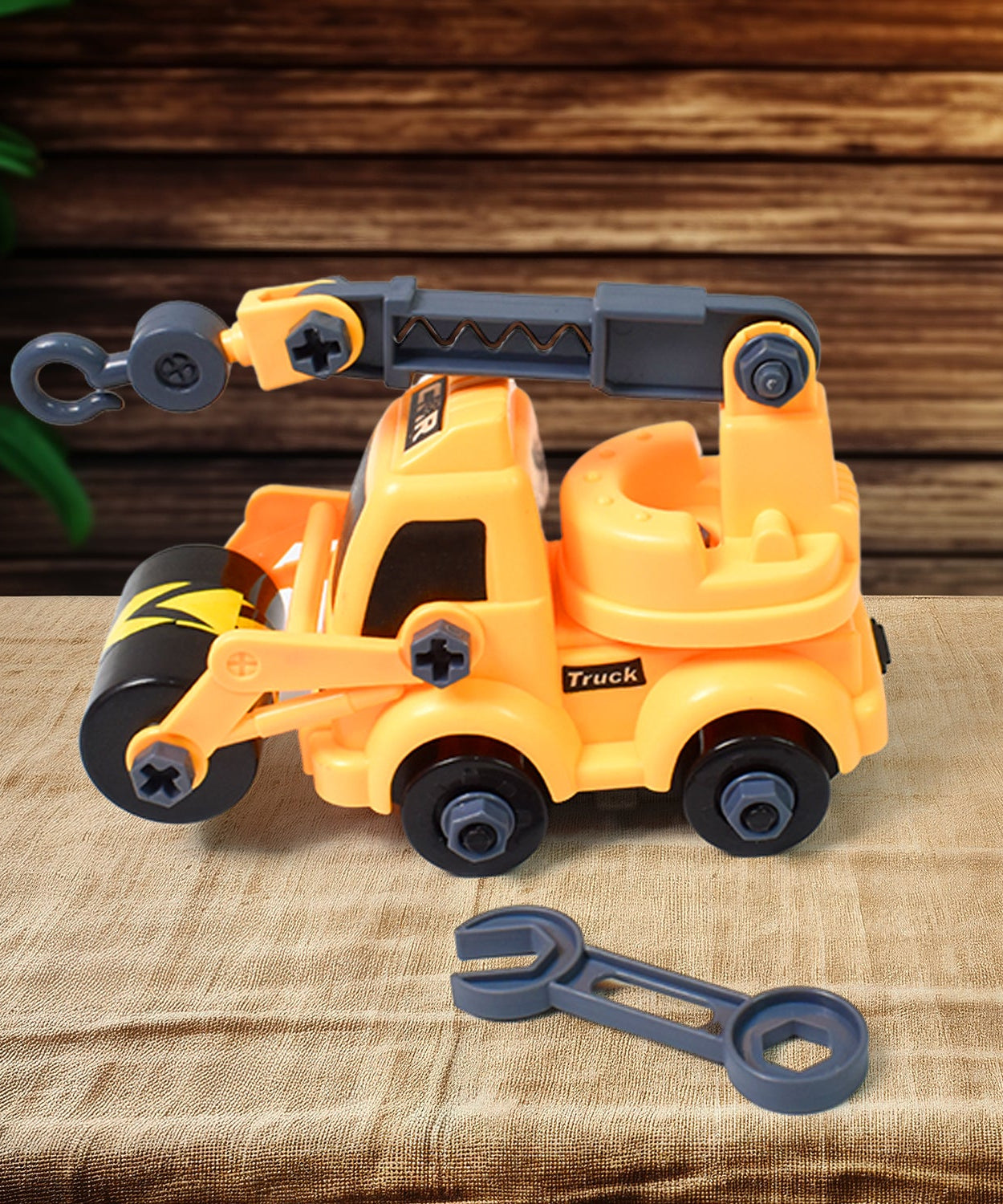 Engineering Vehicles Nut Assembly Toy – DIY Vehicle Model Set for Kids, Simulation Car Construction Toy (2 Pc Set)