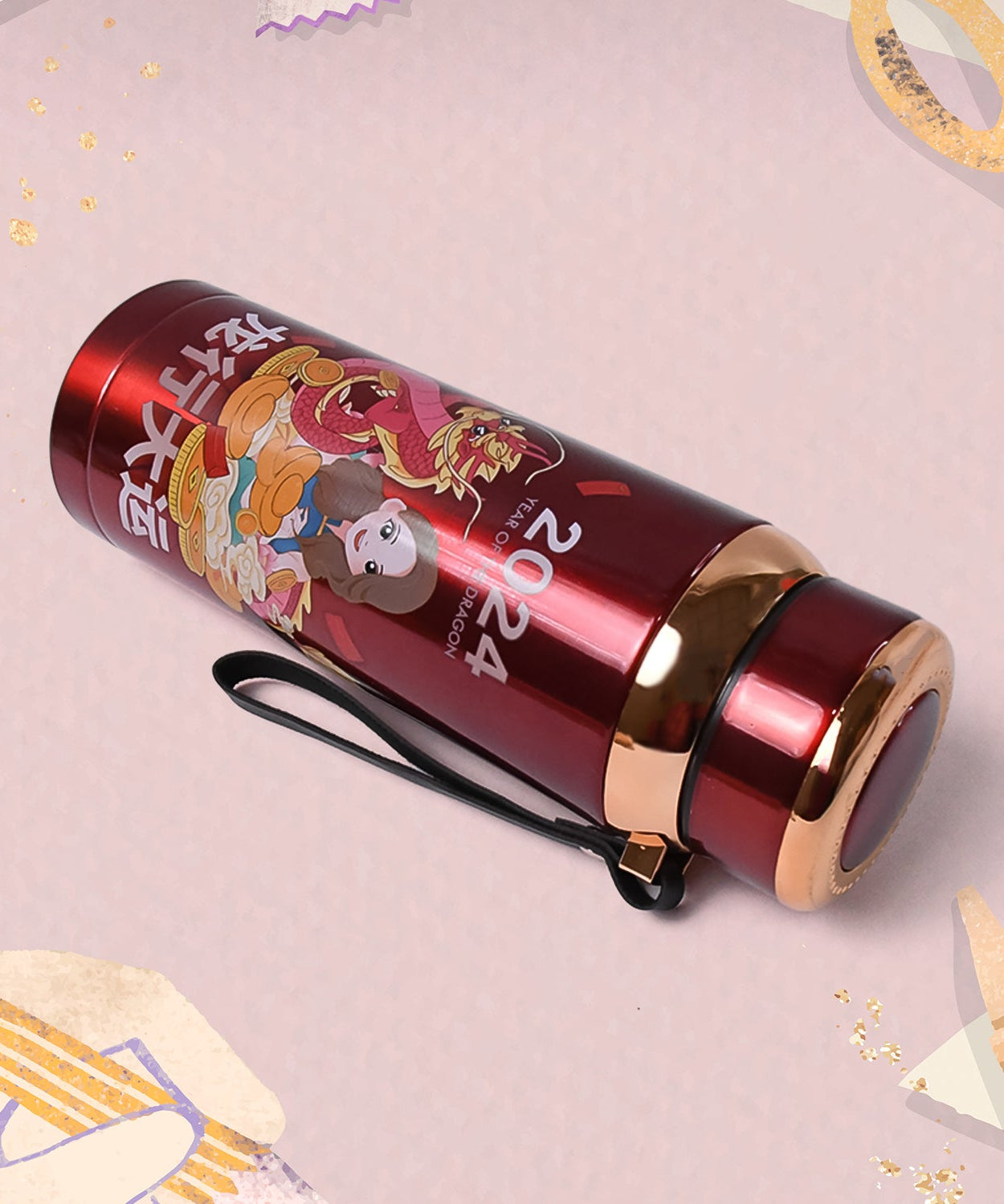 Printed Vacuum Insulated Water Bottle (1pc / 800 ML)