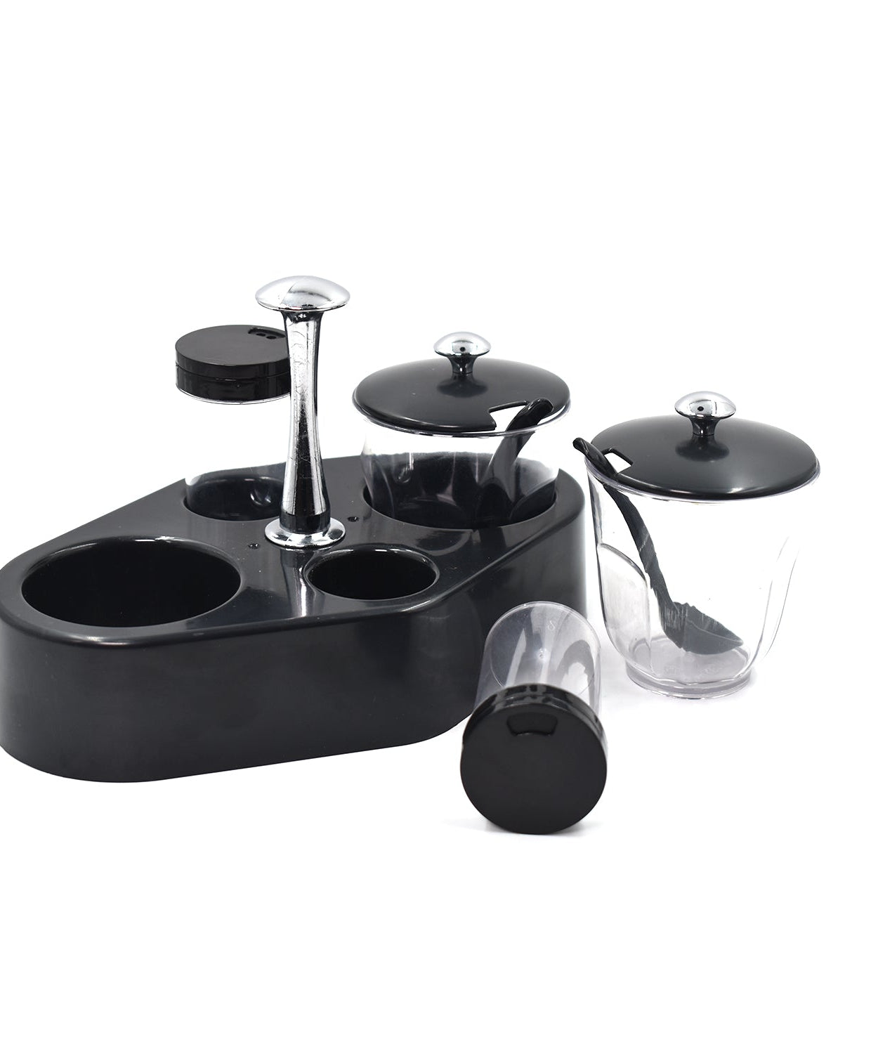 Ganesh Rendy kitchen condiment set with transparent jar, 1 piece.