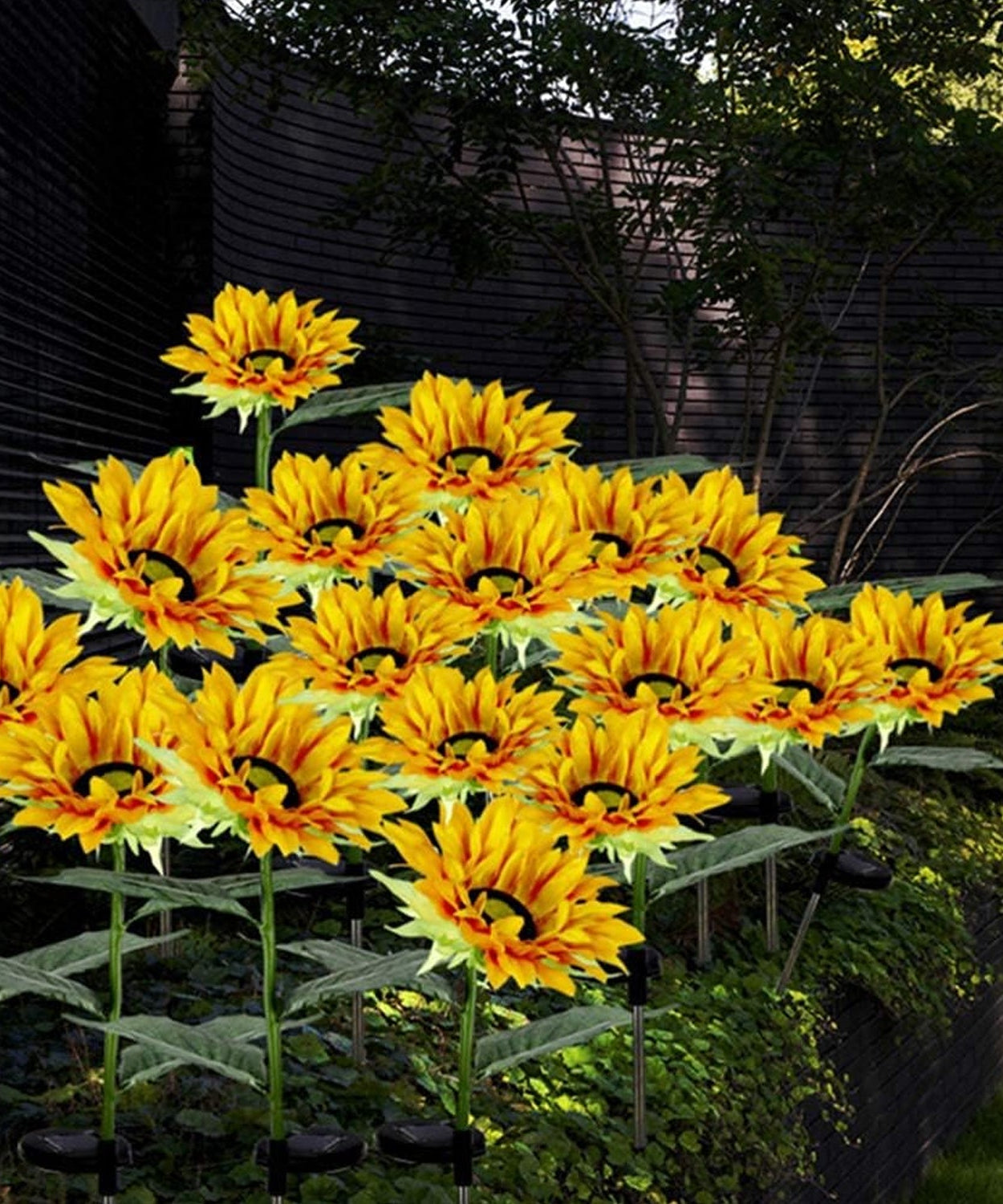 Yitee Solar Sunflower Pathway Lights