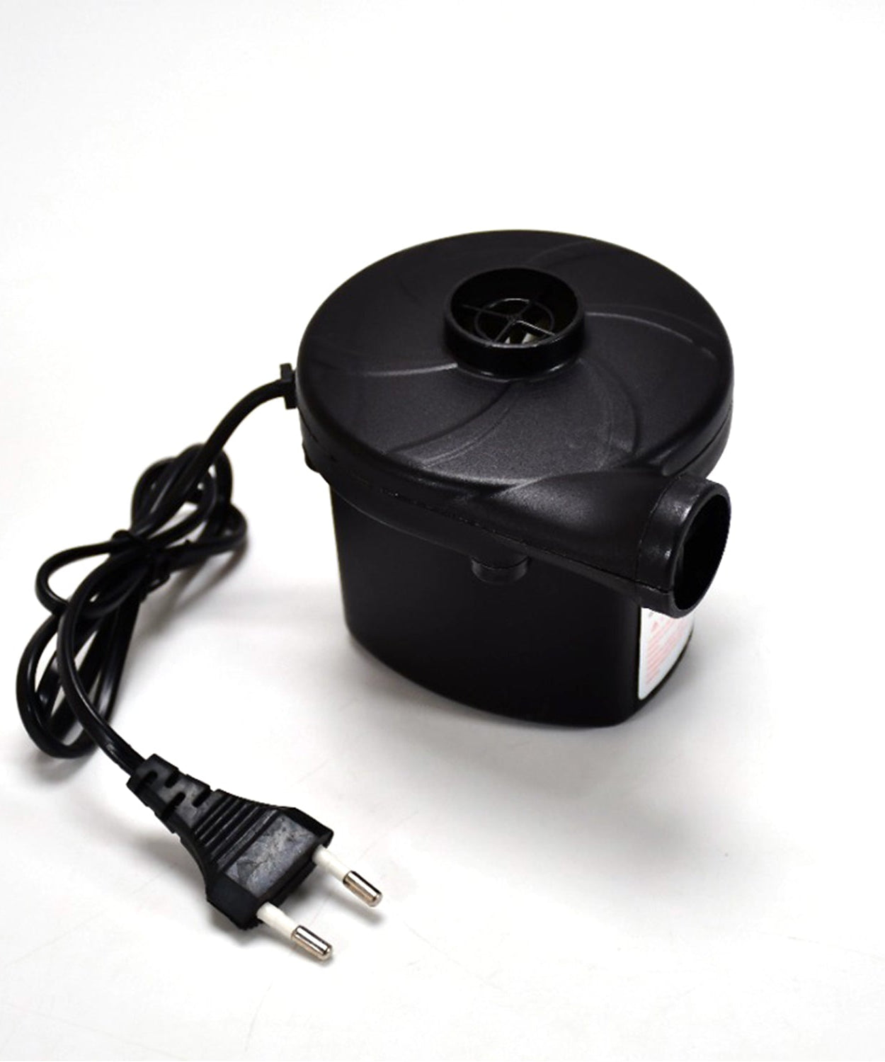 Electric air pump with three nozzles, for balls and balloons