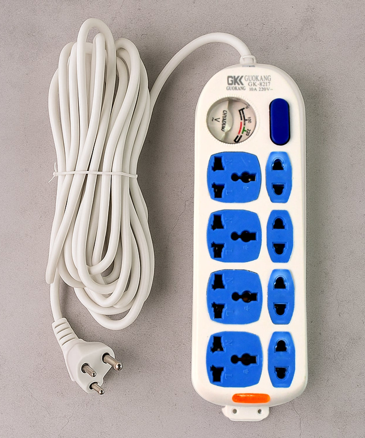 8 socket Heavy Duty Power Extension Board (10 mtr. / 1 Pc)