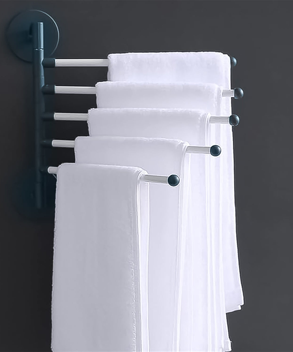 Rotating Bar Wall Mounted Swivel Towel Rack