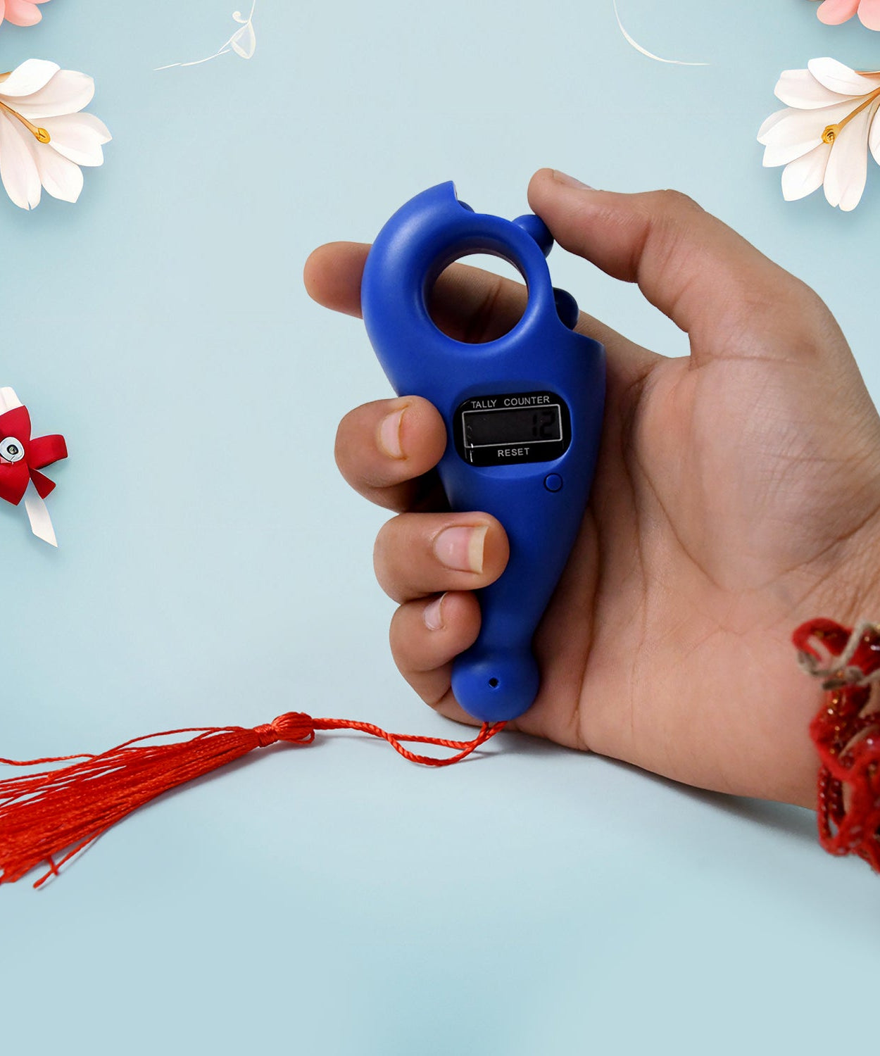 Digital Tasbih Tally Counter – Plastic Beads for Zikr/Naam Jaap