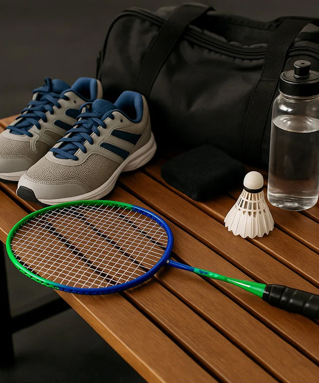 2 Pc Lightweight Kids Badminton Racket Set with Carry Bag