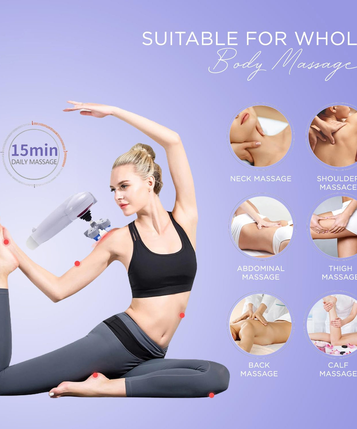 FlexiRelief 8-in-1 Body Massager