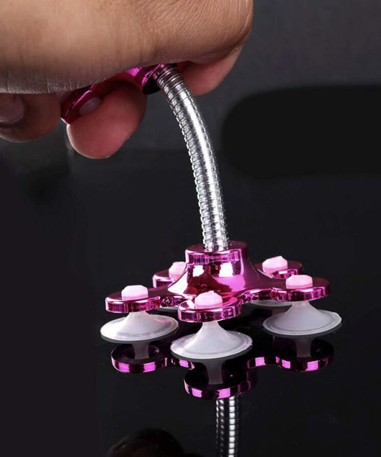 Multi-function phone stand with suction cups