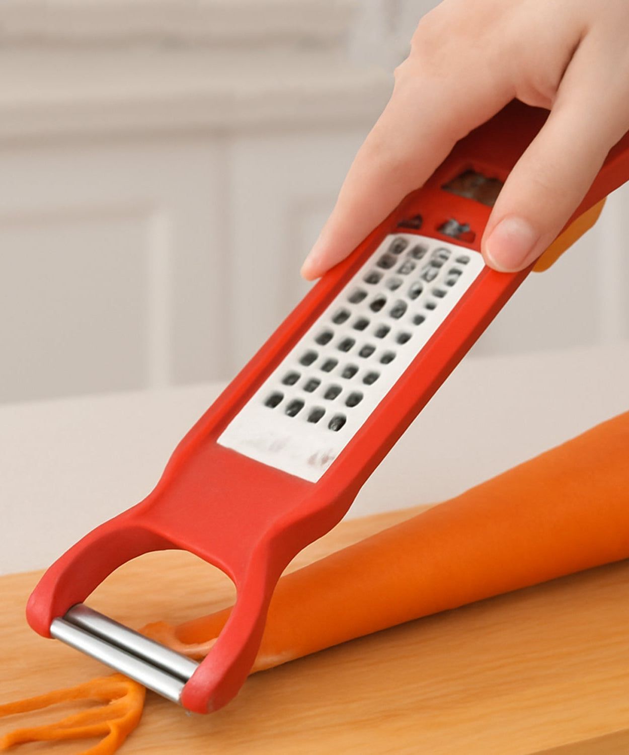 Kitchen 3 in 1 Multi Purpose Vegetable Peeler Grater Cutter for Food Preparation