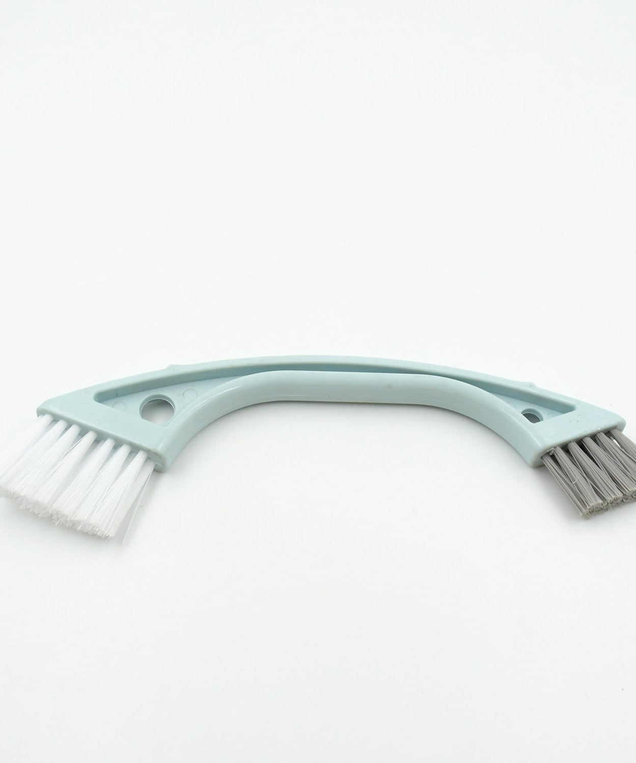 Compact double-sided brush for thorough cleaning