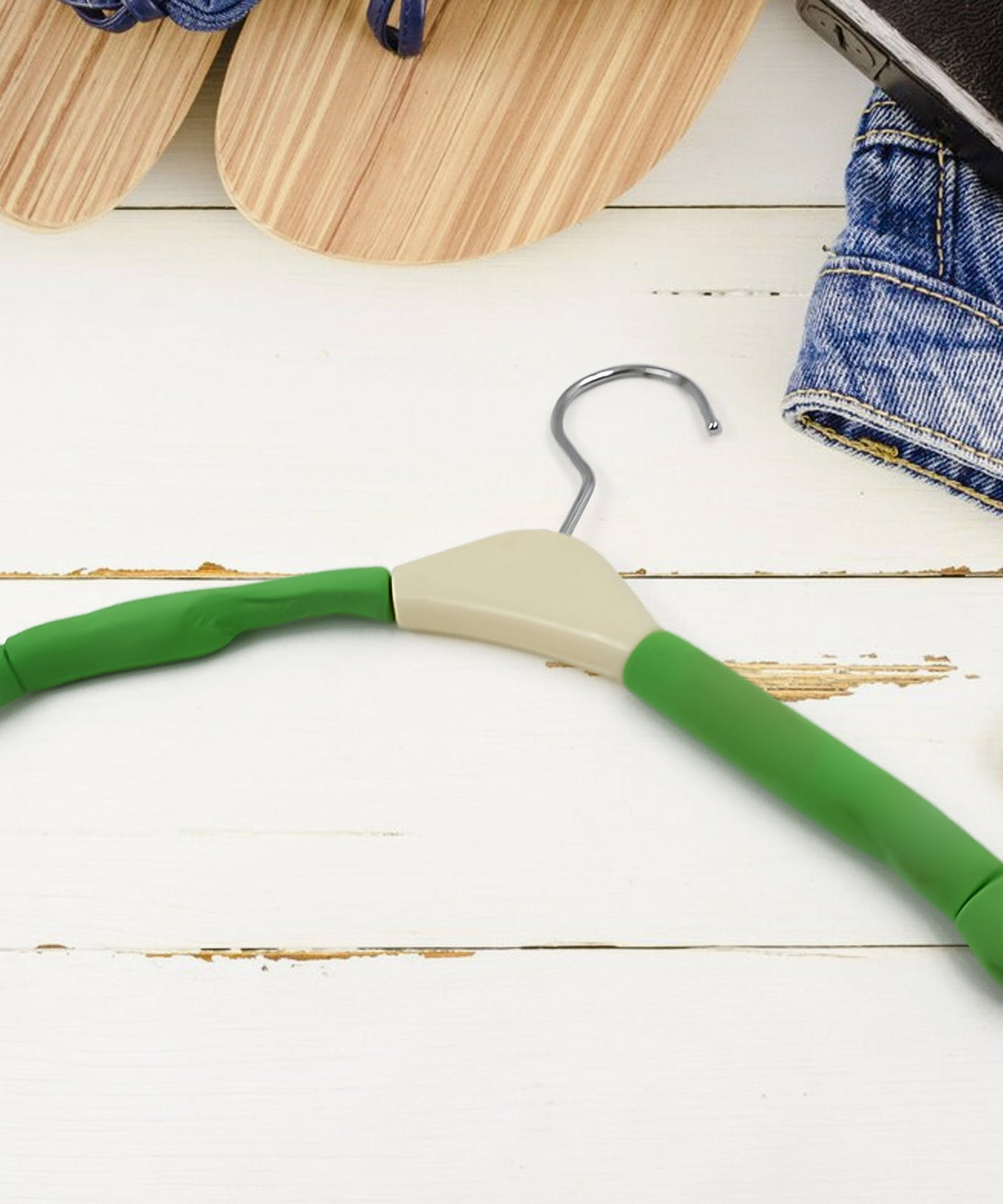 Solid Sponge Hanger Non-Slip Hanger Home No Trace Clothes Hanging Pants Clip Clothing Store Hangers, Clothes Hanger for Closet Wedding Dress Women, Men, Children Clothing (1 Pc )