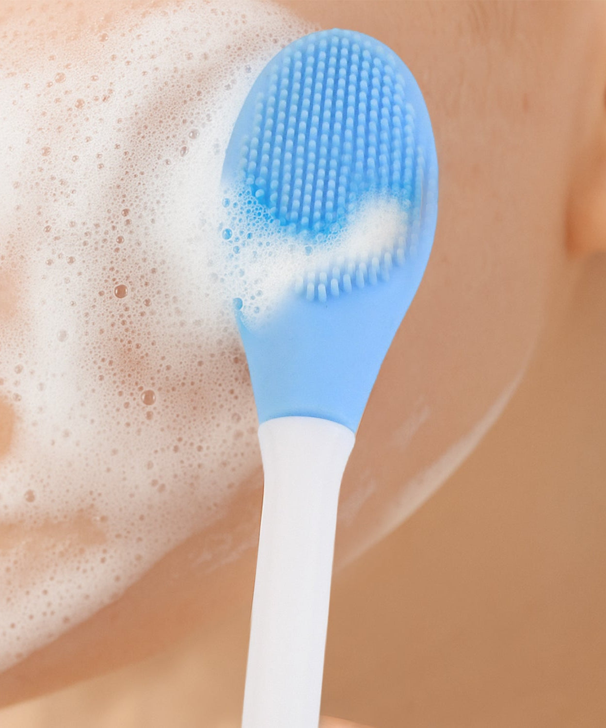 2-in-1 Silicone Face Scrubber (1 Pc)